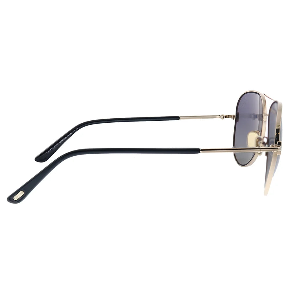 Metal Aviator Sunglasses Rose Gold 61mm U546
