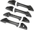 Black Chrome Door Handle Cover Pack of 2 F61716