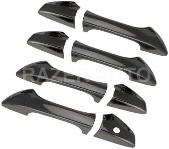 Black Chrome Door Handle Cover Pack of 2 F61716
