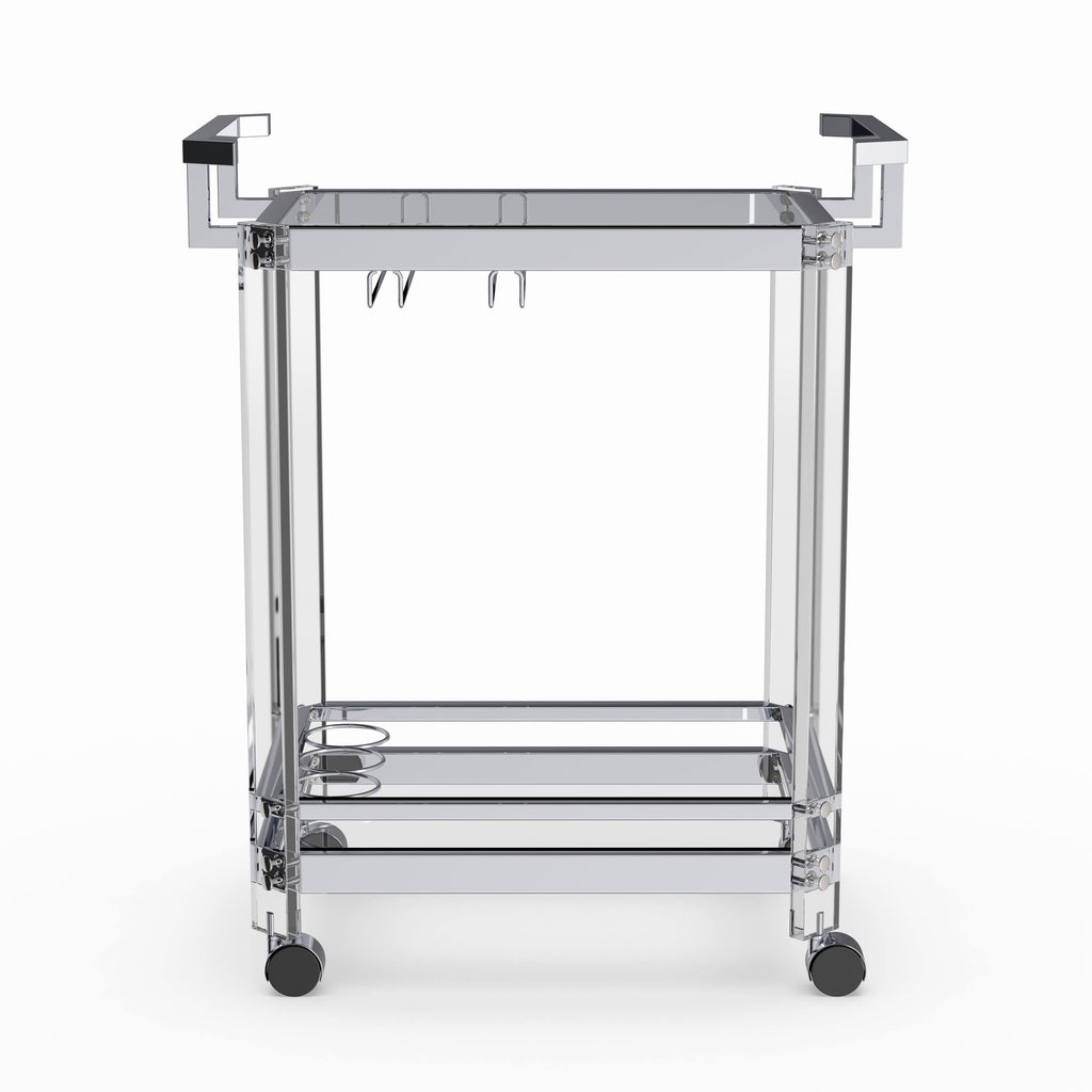 Clear Serving Cart E8126