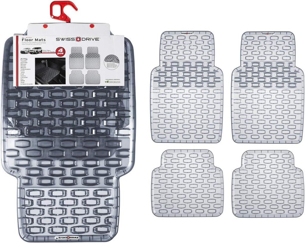 4 pcs Rubber Car Floor Mats G13084