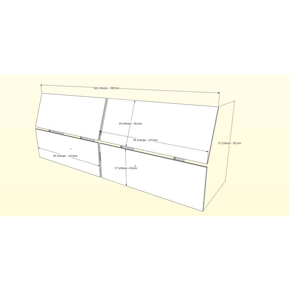 4 Piece Queen Size Bedroom Set in Natural Maple V180534