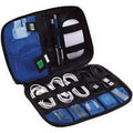 Black Zipper Closure Mobile Storage Case L348