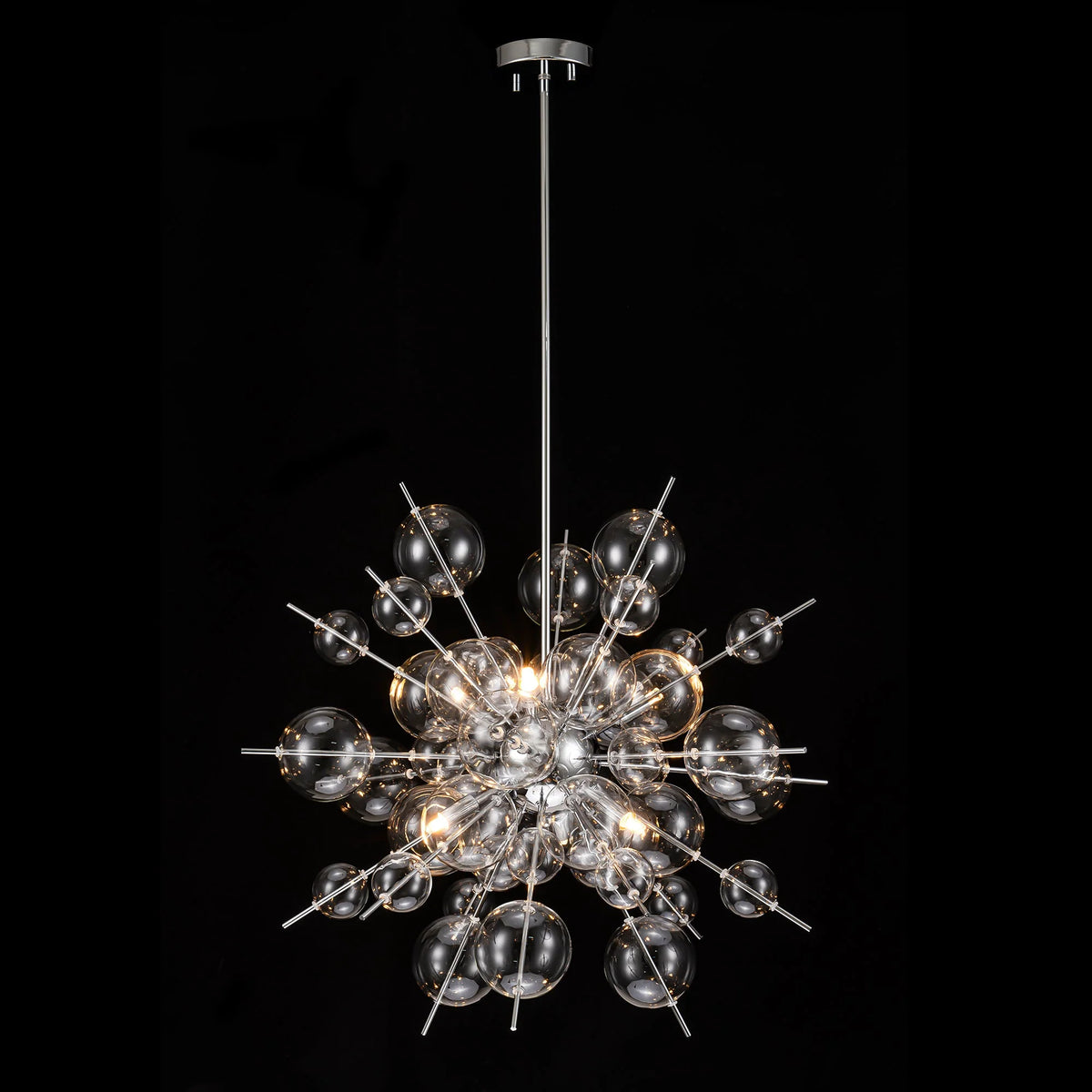 6-Light Globe Bubble Starburst Chandelier Y96043
