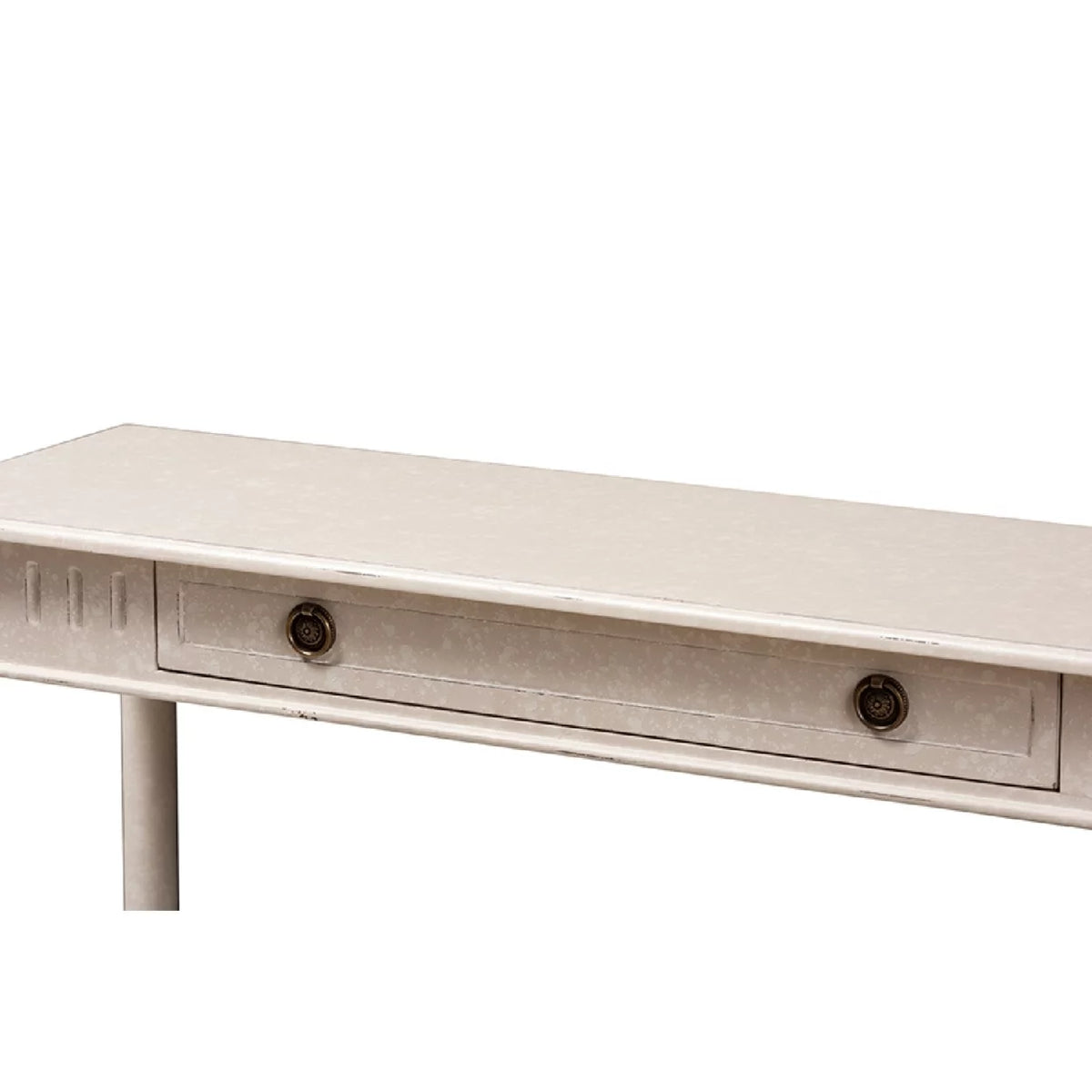 Whitewashed 1-Drawer Console Table T386