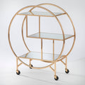 Rose Gold Bar Cart J494