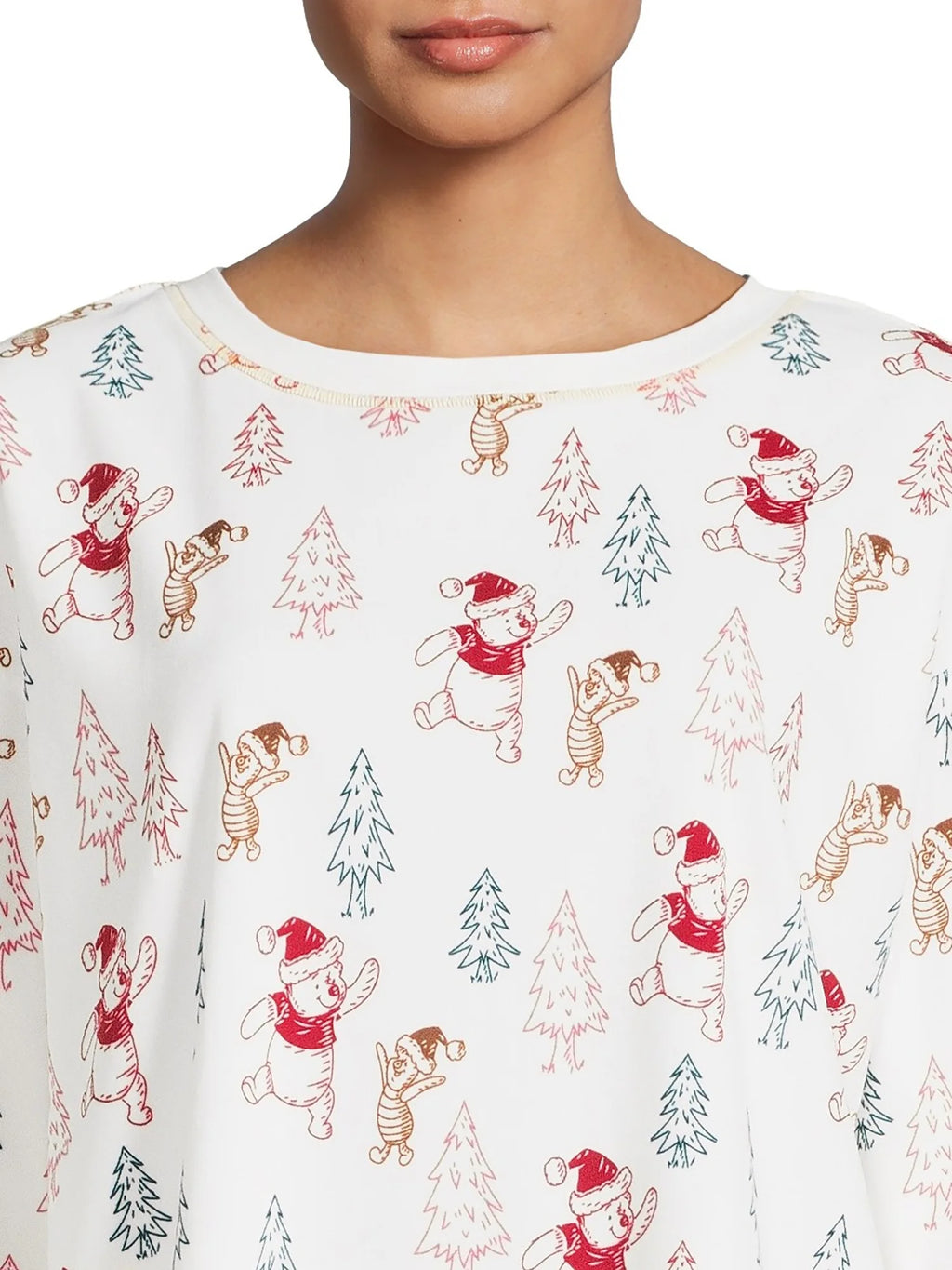 Women's Christmas Top and Pants Pajama Set, 2-Piece S372453