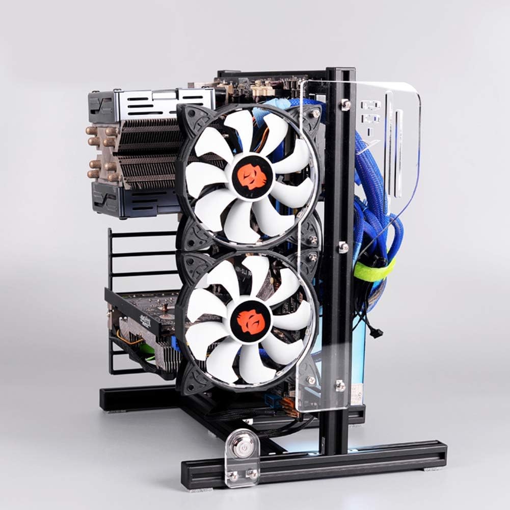 ATX Open Air Aluminum Alloy PC Case B878636