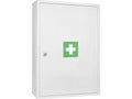 White Key Lock Wall Mount Security Cabinet X4889