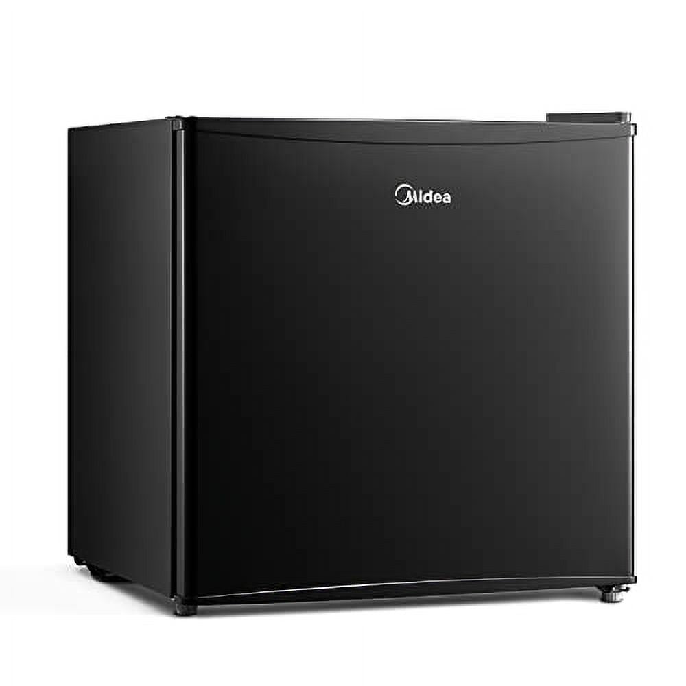 Compact Single Door Refrigerator, 1.6 Cubic Feet, Black U7469
