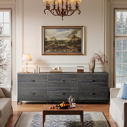 Rustic Brown 6 Drawer Dresser Y262817