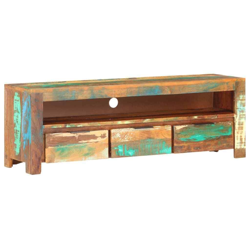 Solid Reclaimed Wood TV Cabinet N30230