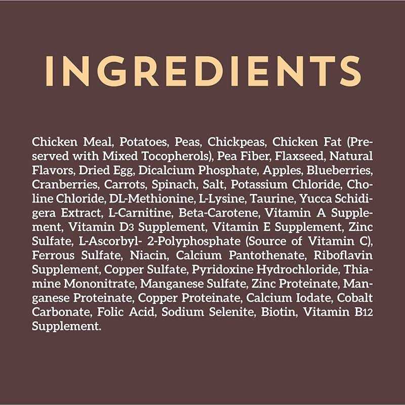 Chicken Meal & Chickpeas Grain Free Dry Dog Food R256