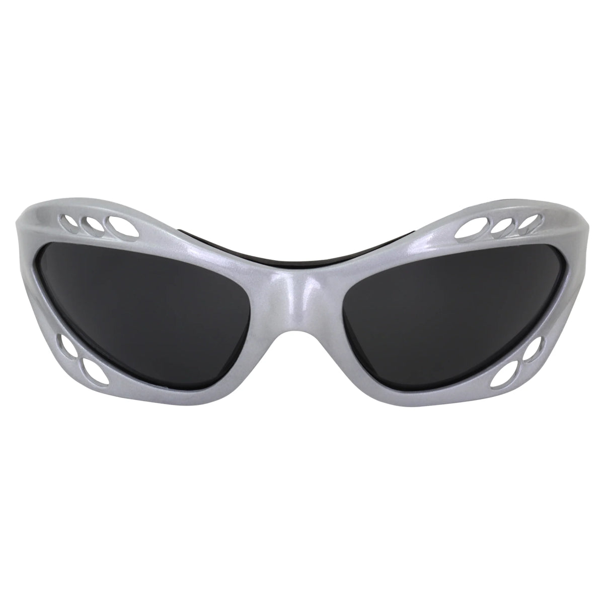 3 Pairs Padded Polarized Sunglasses w/Strap Silver Frame w/Smoke Lens & Black Frame w/ Pink & Green Mirror Lenses W612892