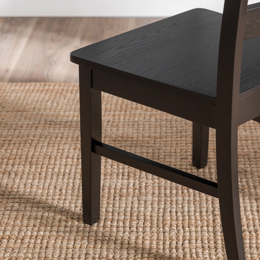 Set of 2 Black Dining Chair S427