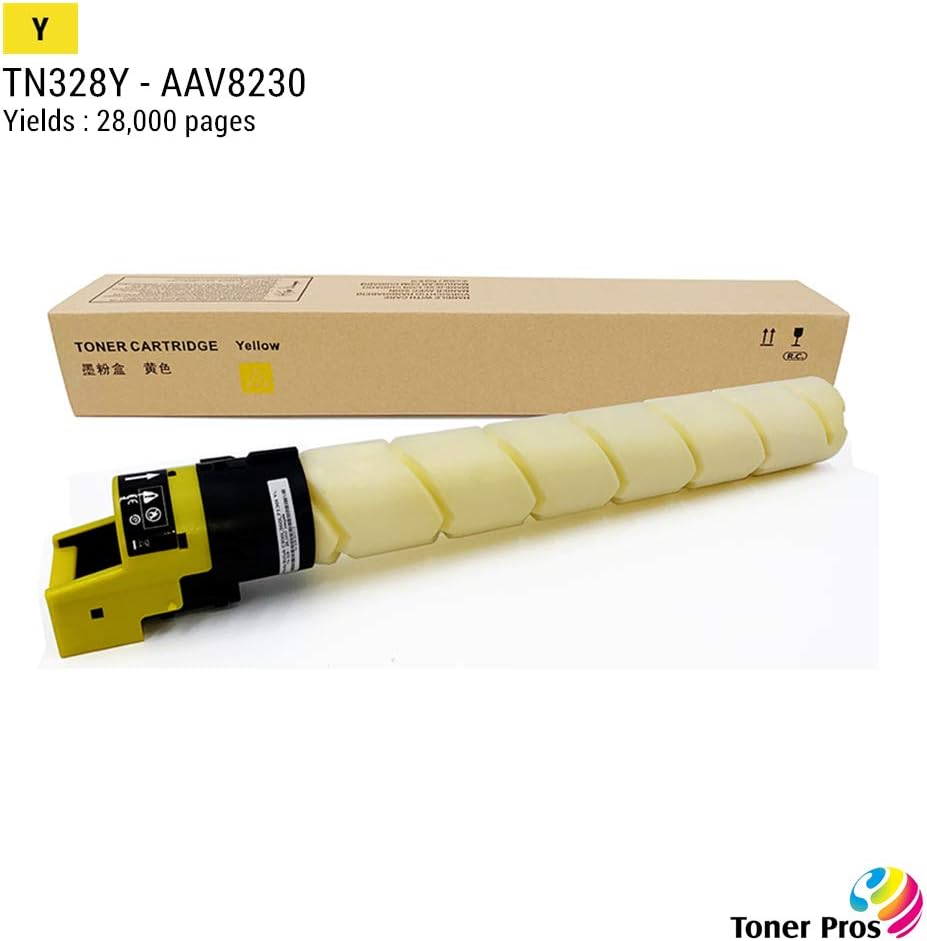 TN-328 Toner Cartridge 4 Color Pack for Konica Minolta Bizhub C250i C300i C360i Printer H4956