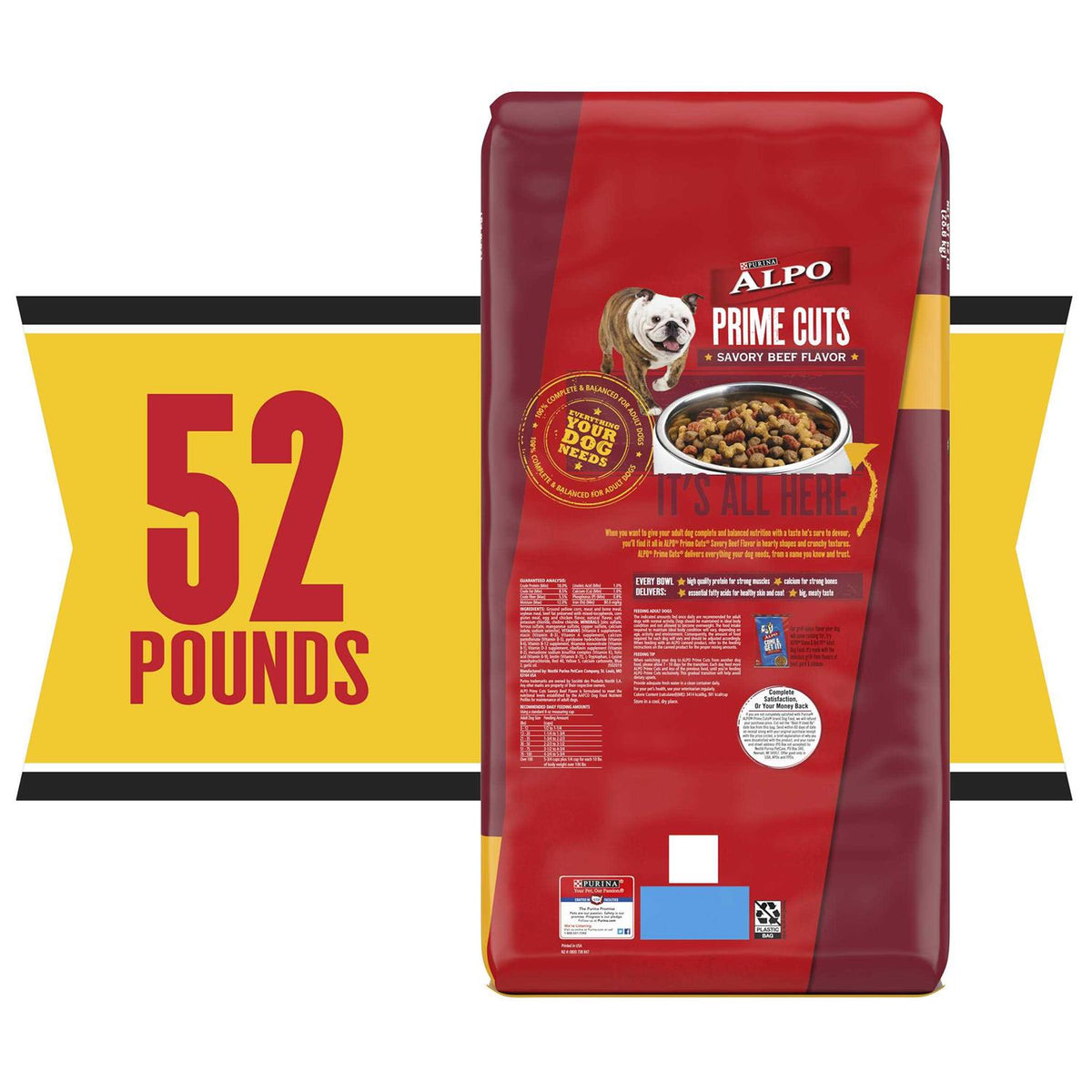 Savory Beef Dry Dog Food W100