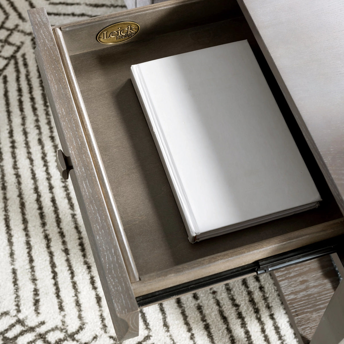 One Drawer Side Table and Shelf G600