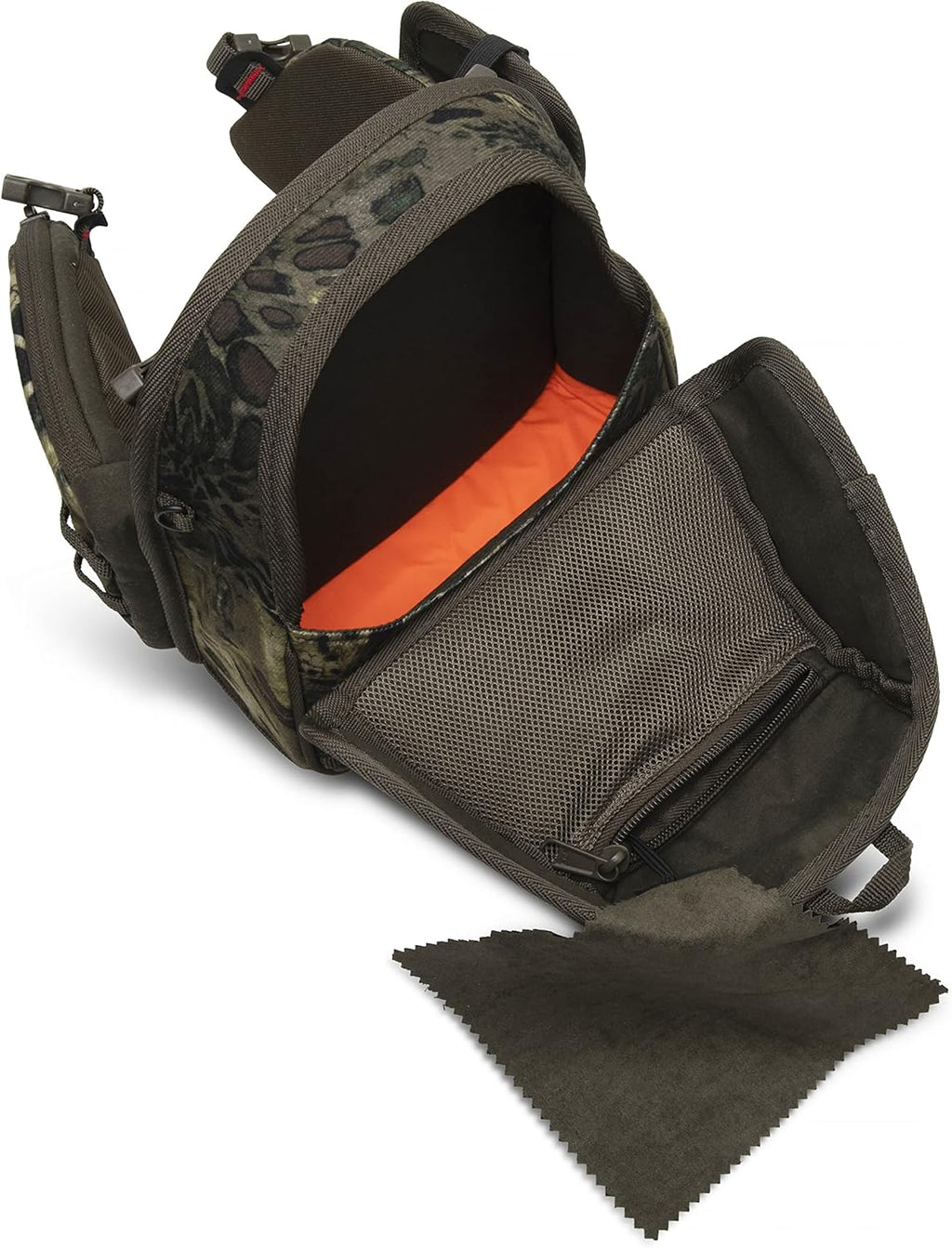 Waterproof Woodlands Camo Binocular Chest Pack with Rangefinder Pouch G37264