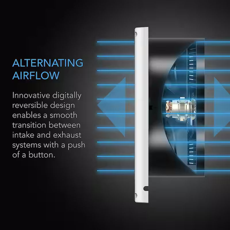8 in. Through-the-Wall Fan with Temperature Controller Z710