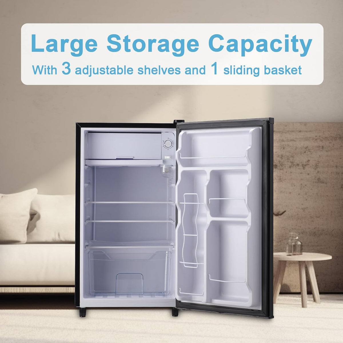 Compact Refrigerator 3.5 Cu. Ft, 2 Door Y223