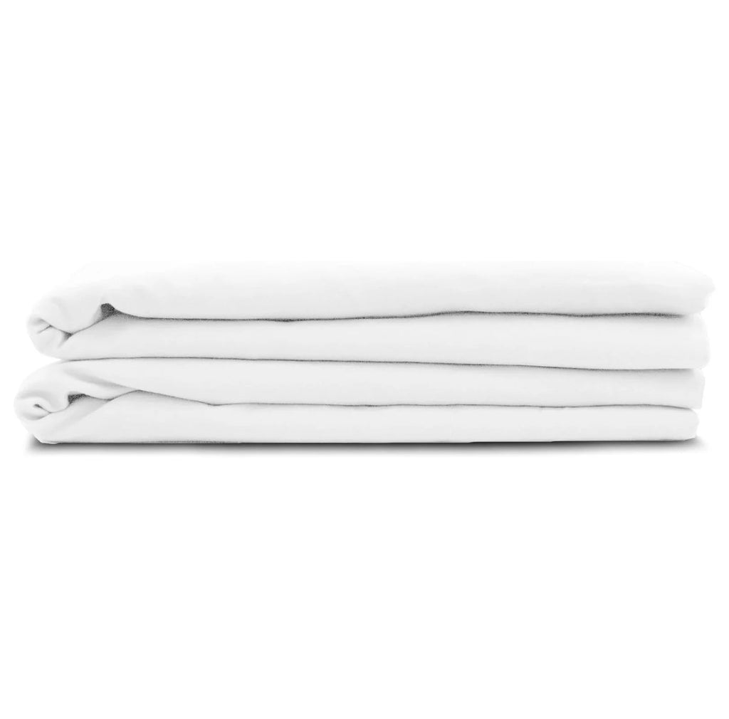 2-Pack Twin Size White Flat Sheets, 66" x 96" X54432