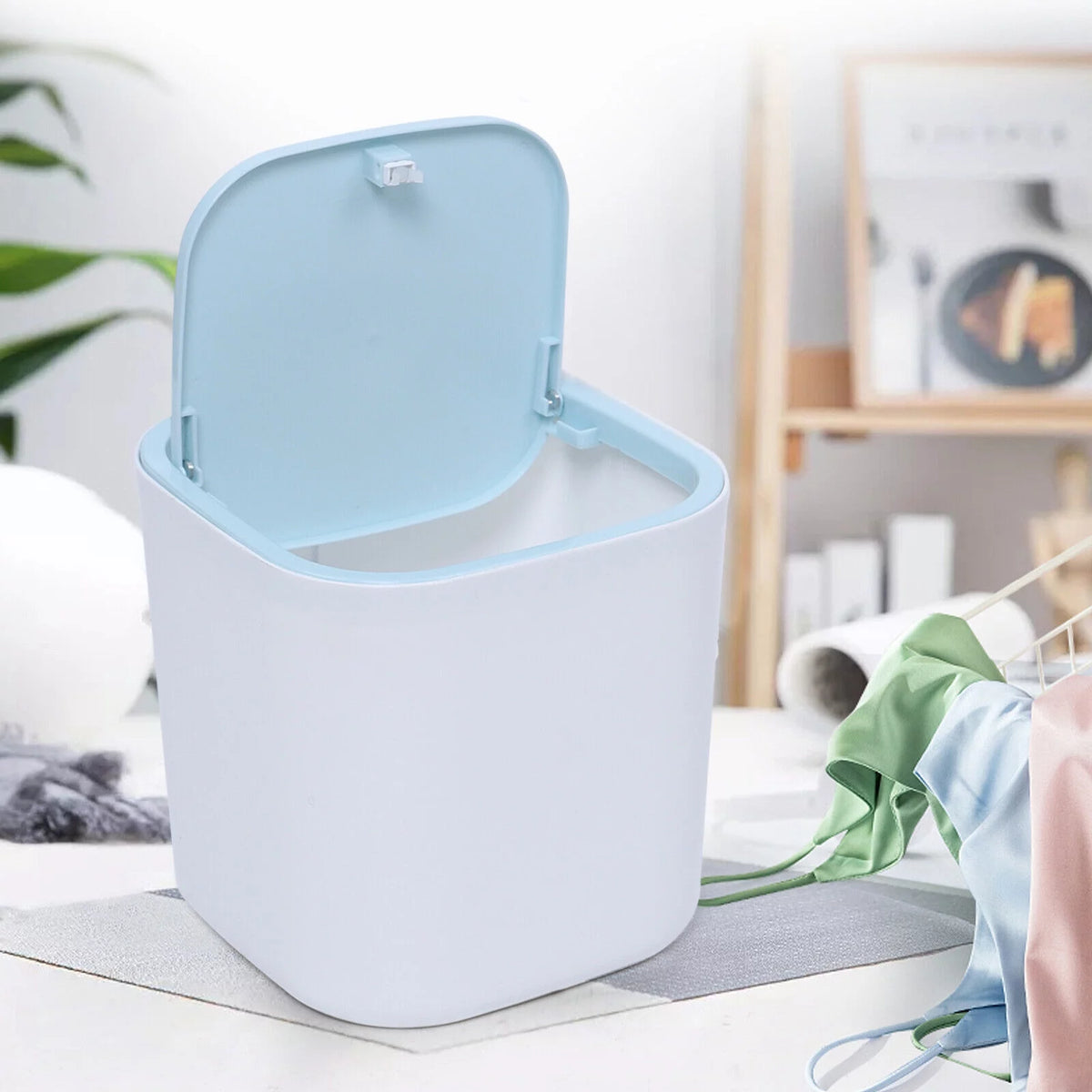3.8L Portable Rotating Mini Washer Machine Plastic USB Blue I330