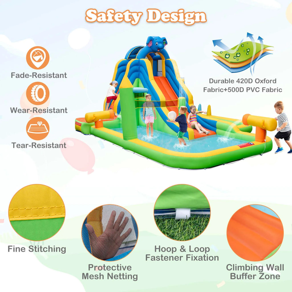 Inflatable Water Slide Splash Pool J80504