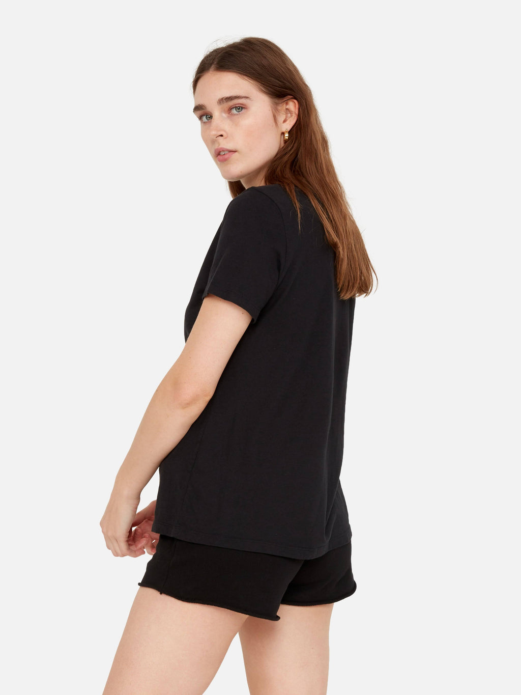 Organic Cotton Classic Tee Jet Black XL N5637