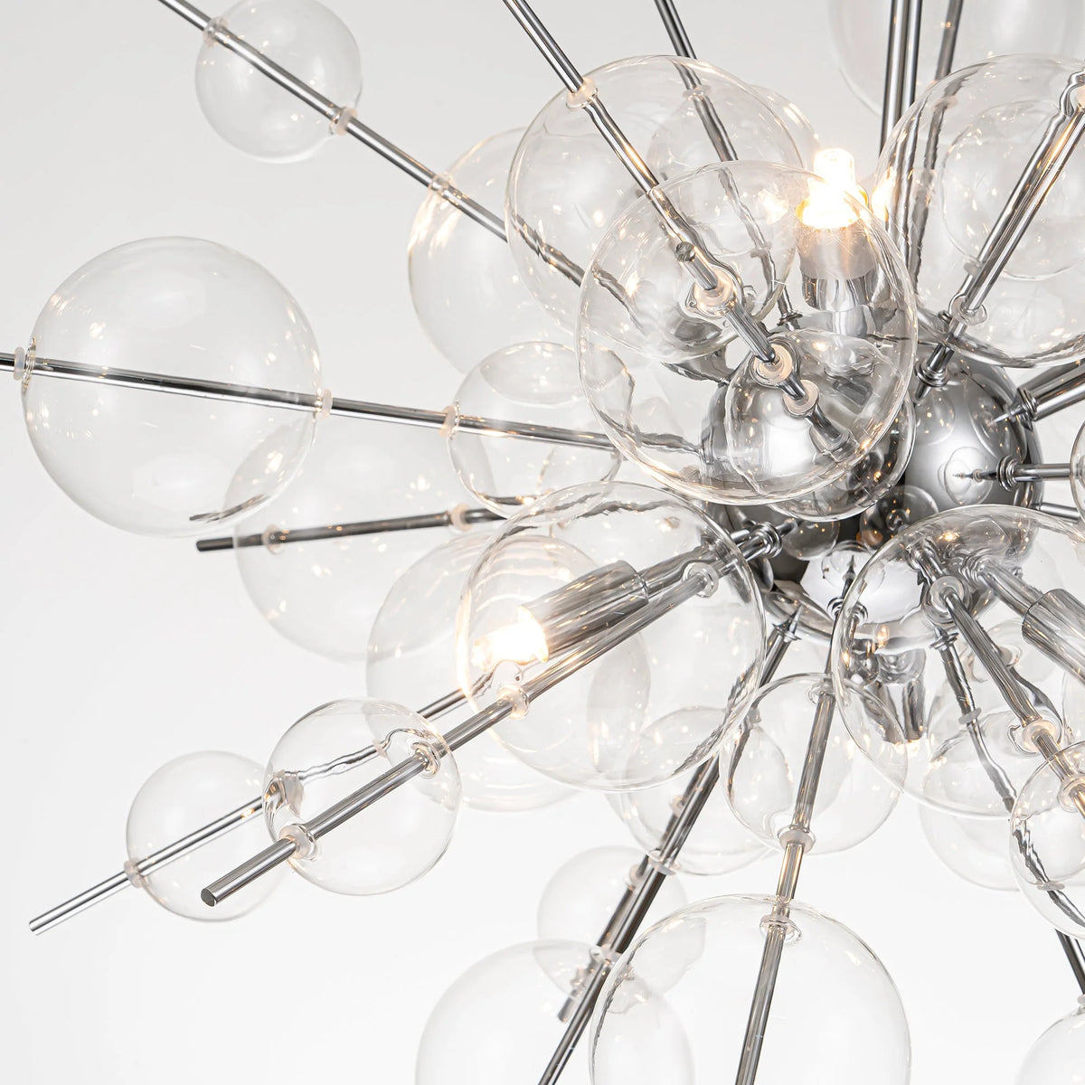 6-Light Globe Bubble Starburst Chandelier Y96043