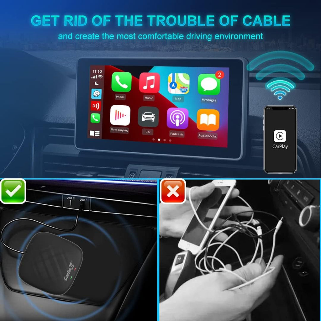 Wireless CarPlay & Wireless Android Auto Car Adapter V76553