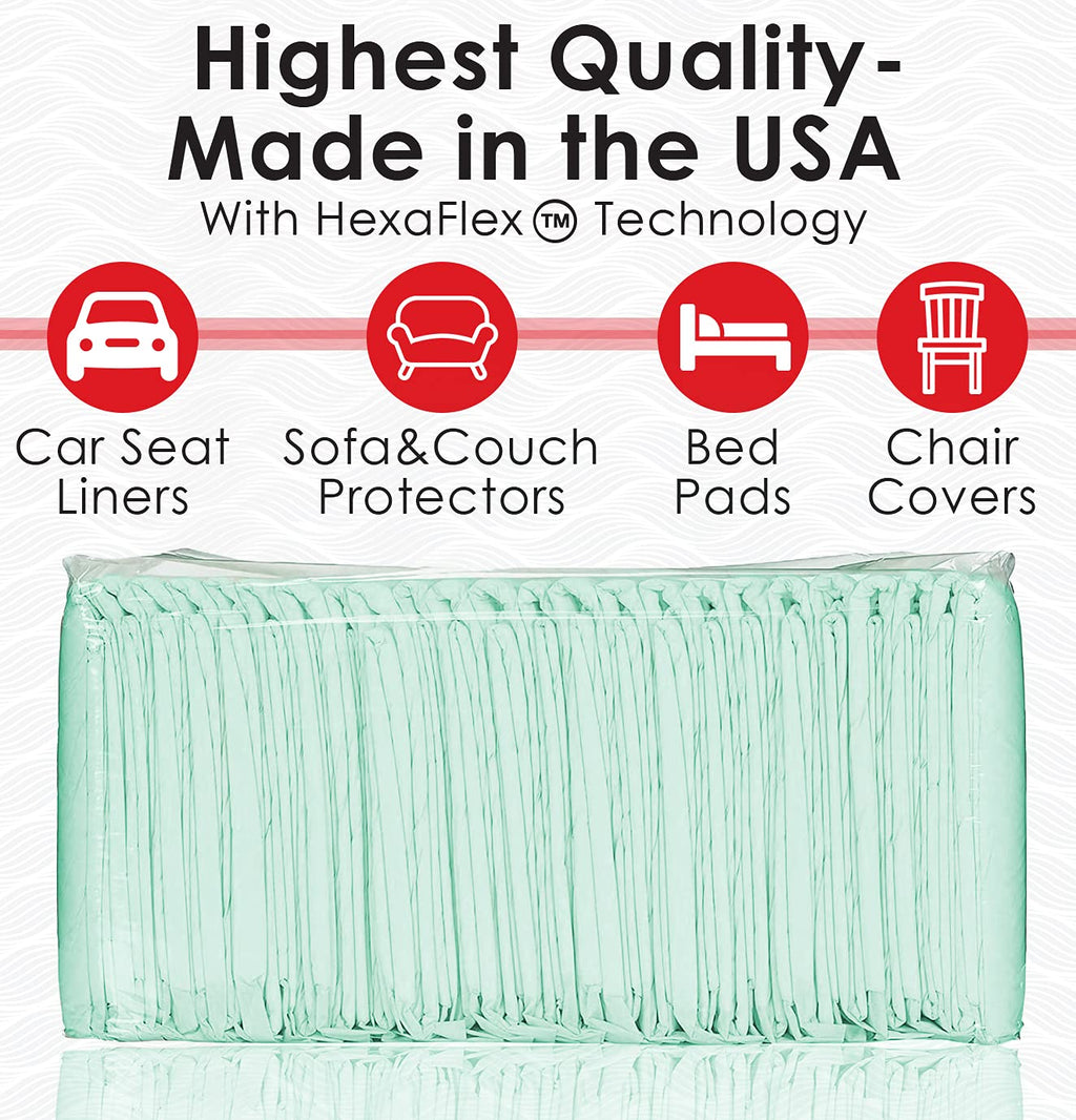 Heavy Absorbency Disposable Bed Pads, 36 x 36 Quilted, 50 Per Case D107