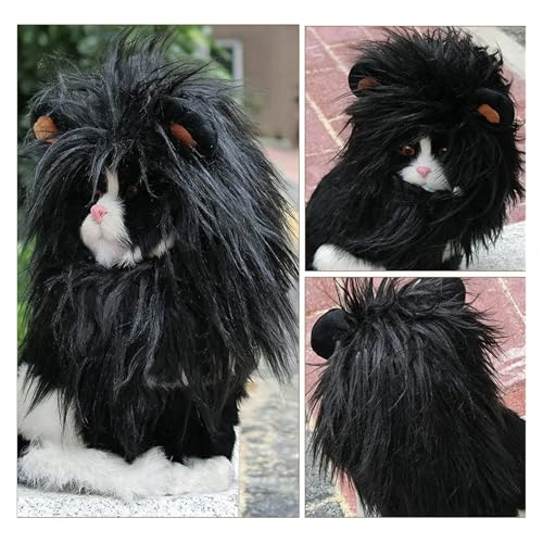 Cat Lion Mane Wig Hat Costume X200