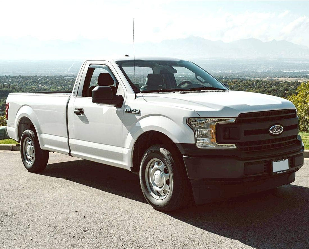 Dark Smoke In-Channel Window Deflectors for Ford F150 Regular Cab, Pack of 2 Z224