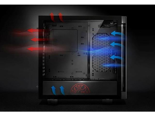Black ATX Mid-Tower Case L3064