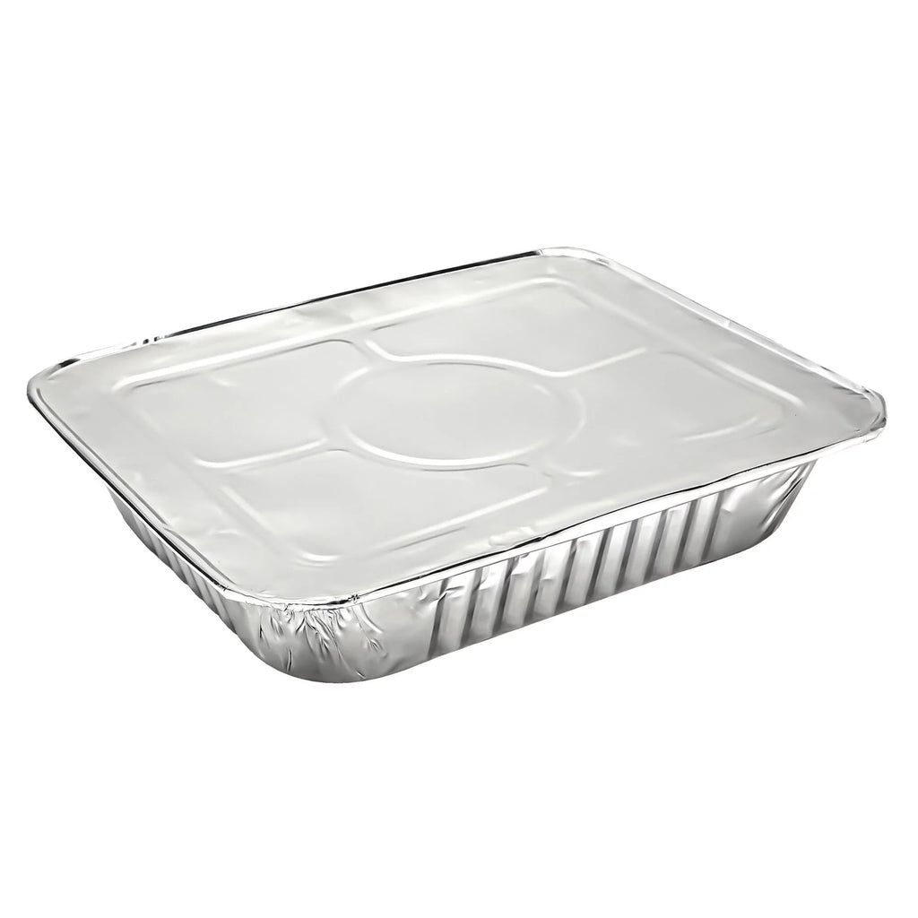 20 Pack Half Size Aluminum Pans with Lids U82457