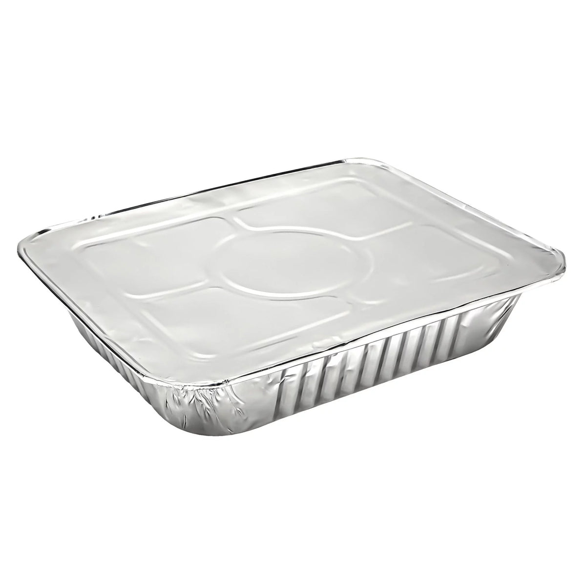 20 Pack Half Size Aluminum Pans with Lids U82457