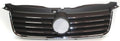 Black Shell & Insert Grille Assembly with Chrome Molding L6867