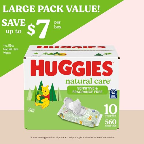 Unscented Hypoallergenic Baby Wipes, 768 Wipes Total D9545