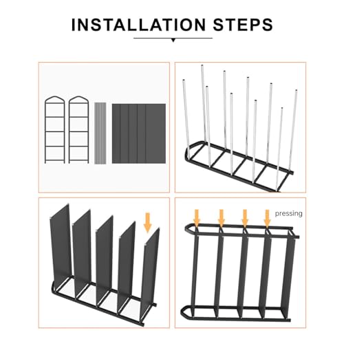 3 Tier Stainless Steel Shoe Rack (black) Q88238