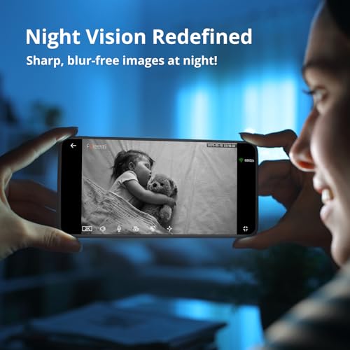 2K Pan/Tilt Indoor WiFi Security Camera W4342