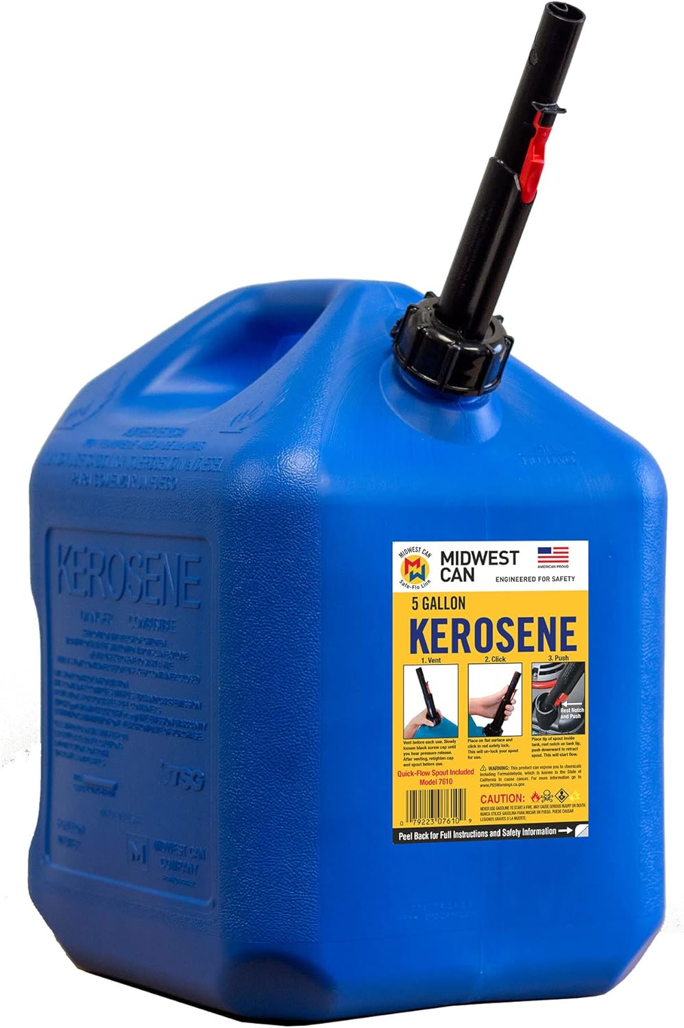 5-Gallon Blue Kerosene Gas Can Container (2 Pack) G91722