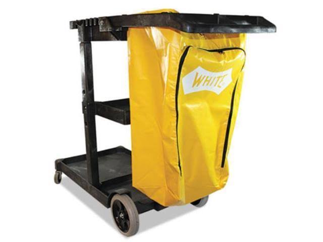 Gray Janitor Cart P6859
