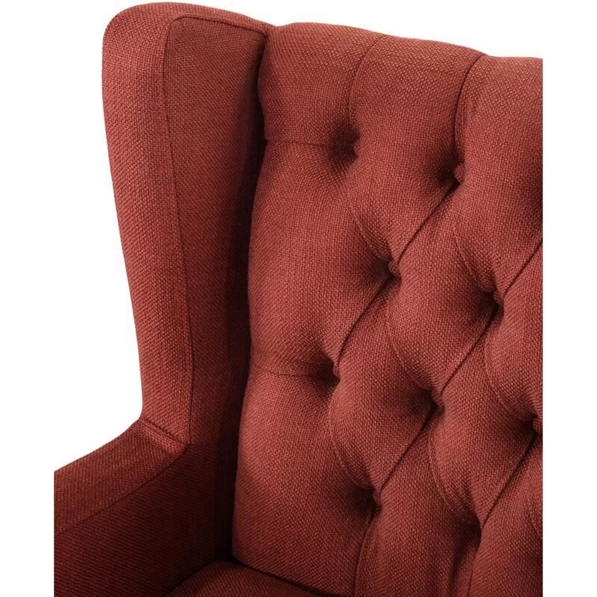 Red Fabric Accent Chair K91987