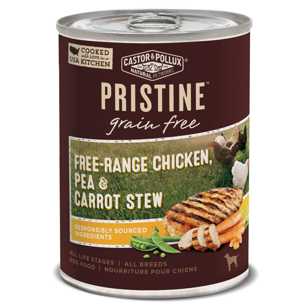 Grain-Free Chicken Pea & Carrot Stew Canned Dog Food, 12.7-oz, Case of 12 I93486