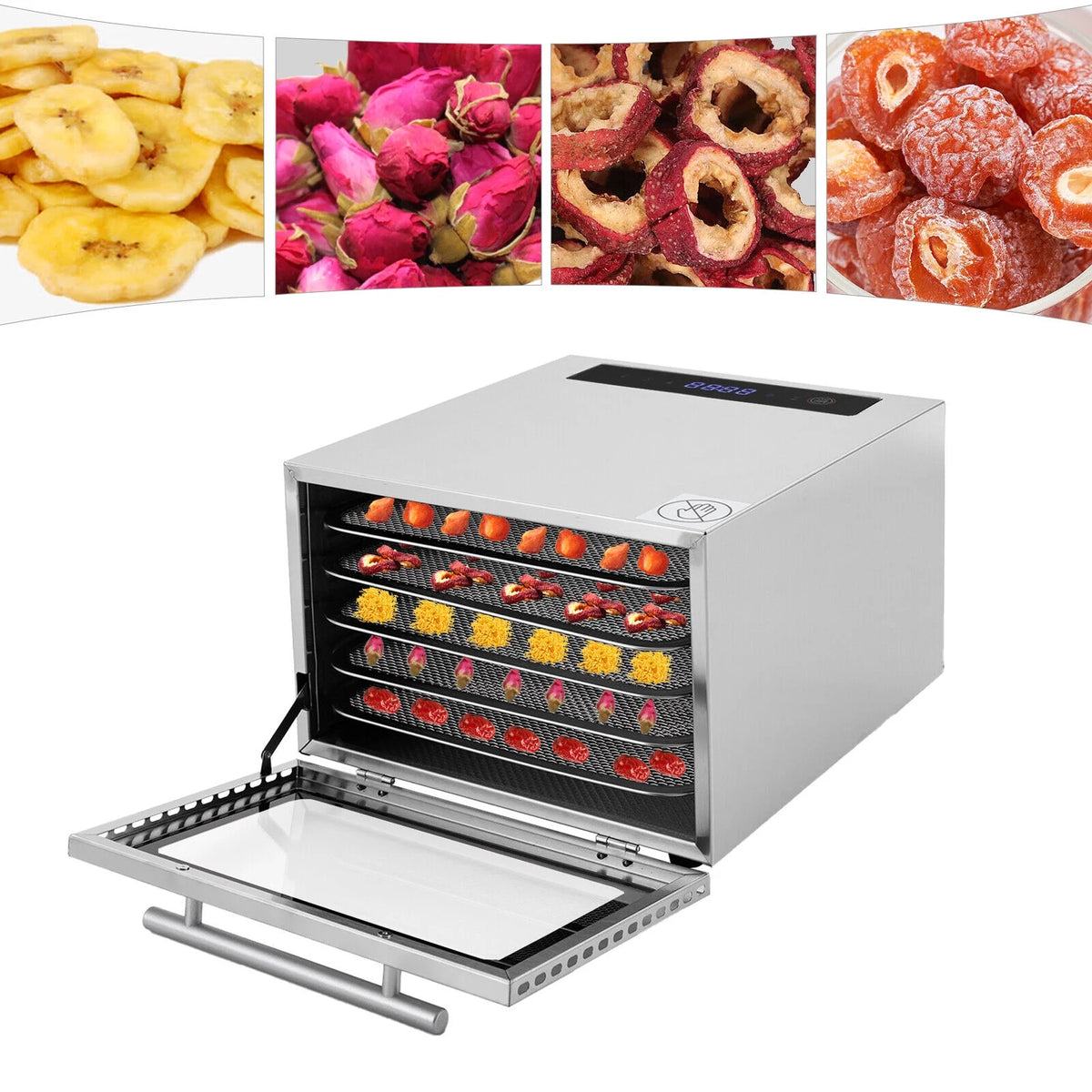5 Trays Commercial LED Food Dehydrator 400W N346630