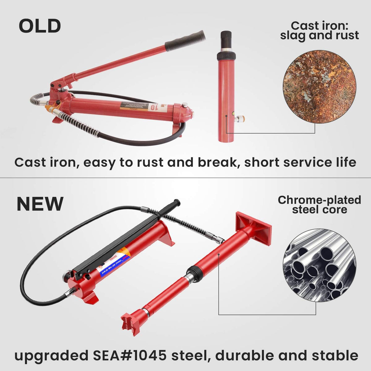 10 Ton Hydraulic Jack Auto Body Frame Repair Kit E9762