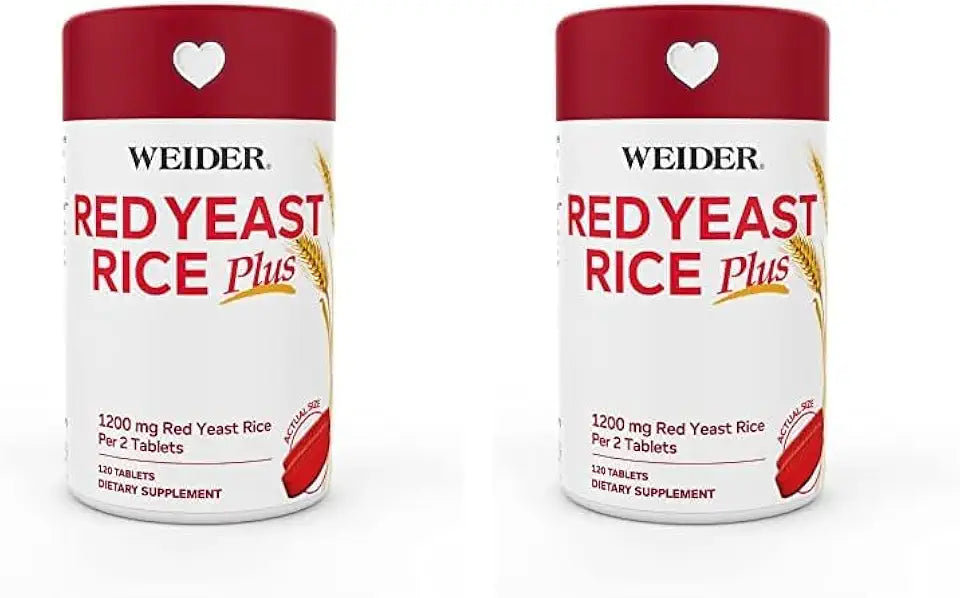Red Yeast Rice 1200mg Phytosterols Gluten Free Pack of 2 V133