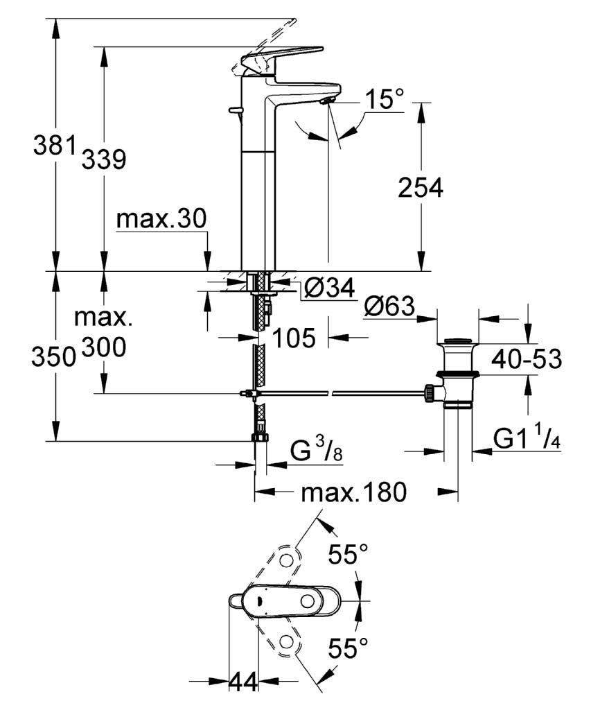 Chrome Bathroom Faucet E676912