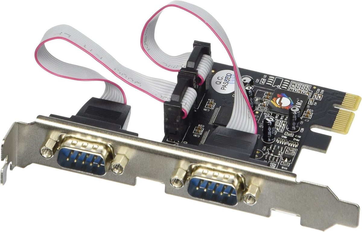 Quad (4 Port) Serial RS-232 PCIe Card with 16C550 UART Pack of 2 K4999